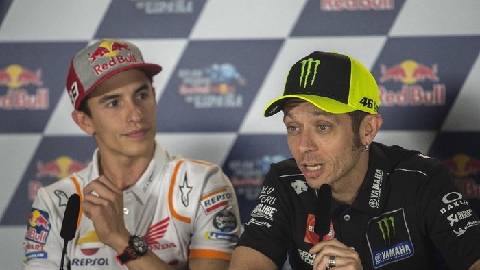 MotoGP: Rossi Tak Akan Pernah Ubah Opini Soal Marc Marquez